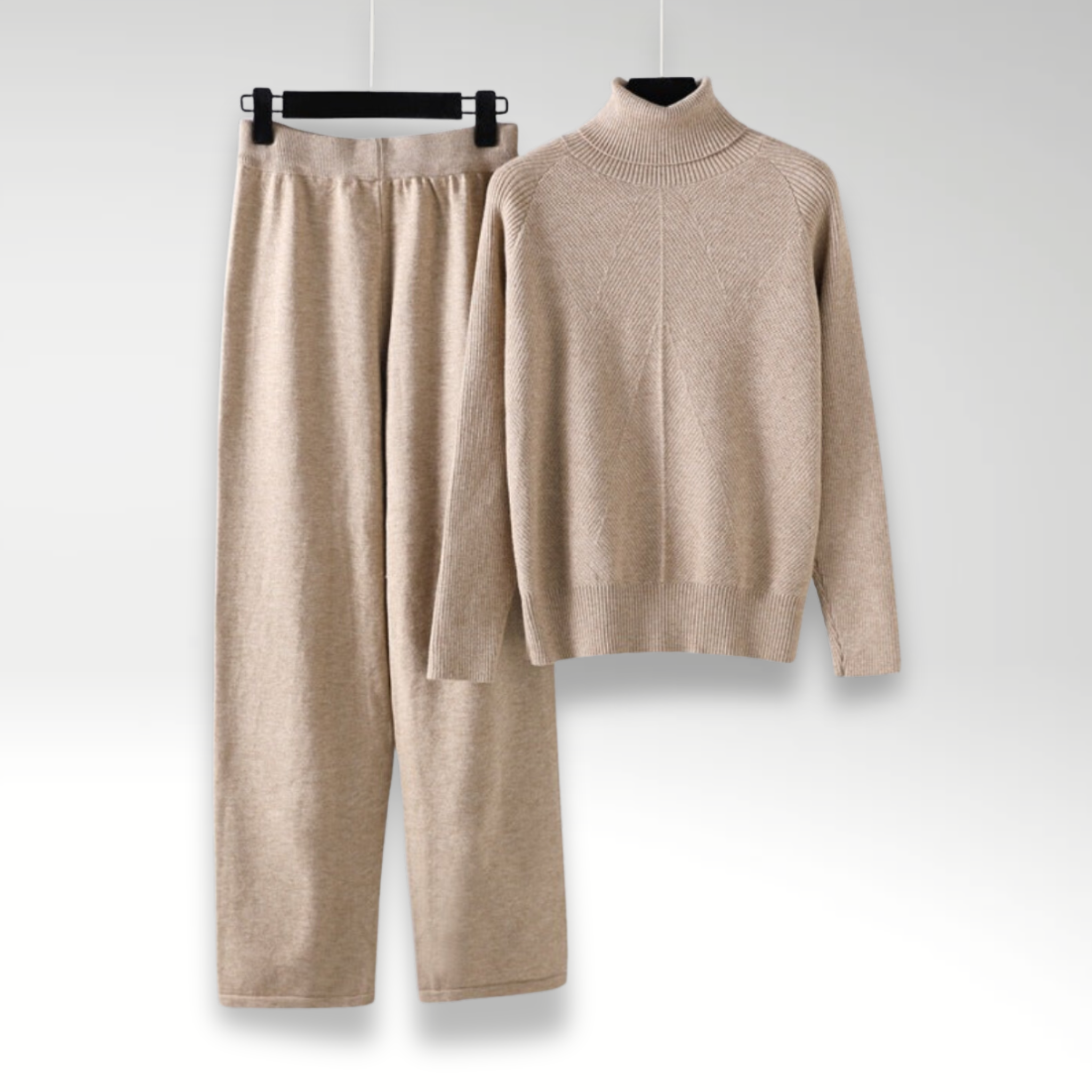 Bases™ | Two-Piece Cable Knit Lounge Set