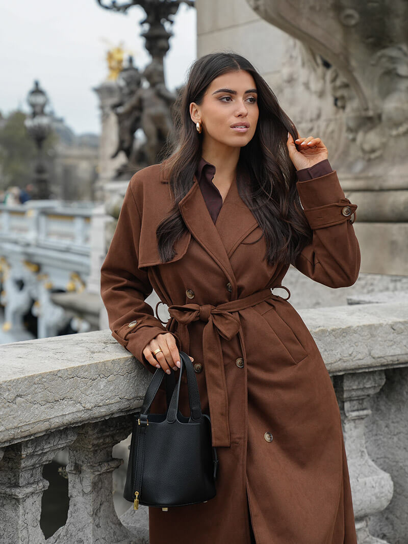 Bases™ | Suede Trench Coat