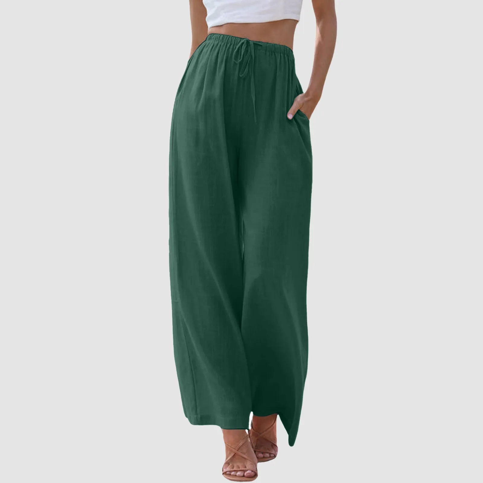 Bases™ | High-Waisted Wide-Leg Comfort Pants