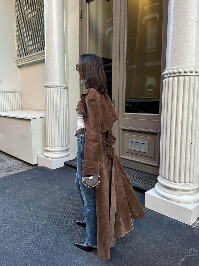 Bases™ | Suede Trench Coat