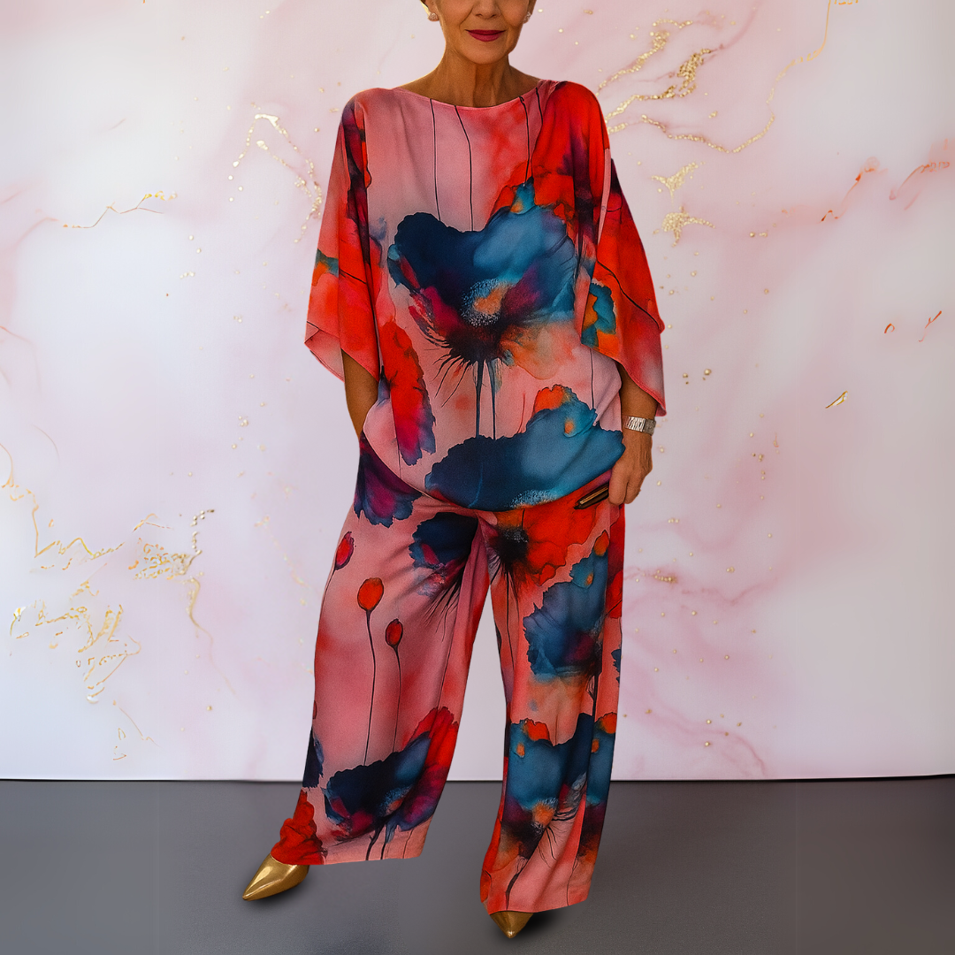 Maelora™ | Satin Two-Piece Women's Set