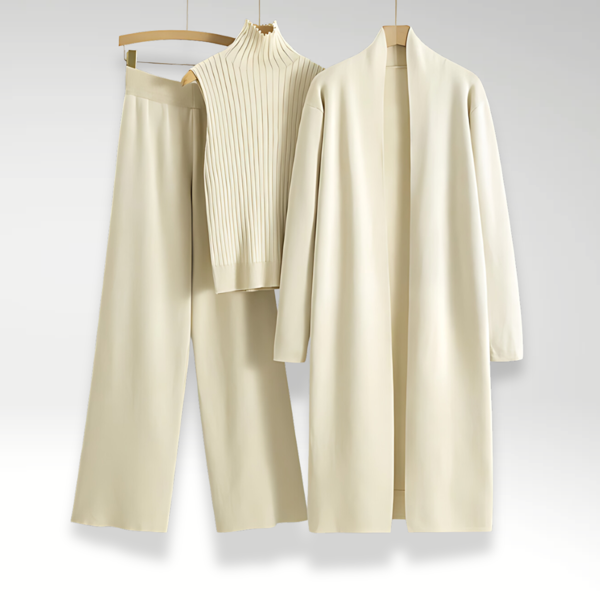 Bases™ | Luxury Three-Piece Knit Set