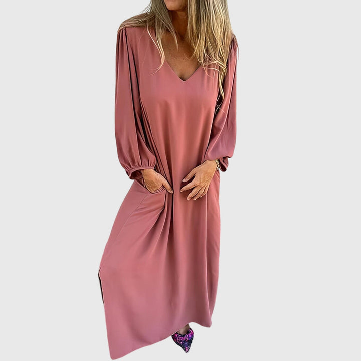 Jamie | Long Boho Dress with Pockets