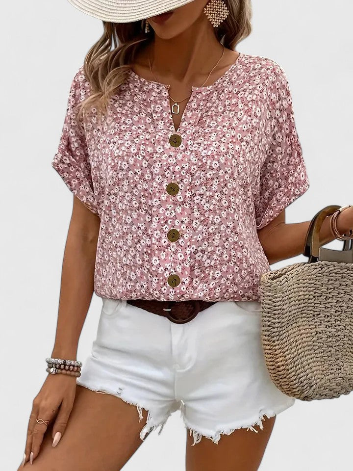 Jamie | Elegant Floral Summer Top