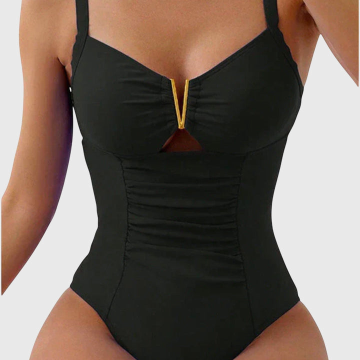 Gloria | V-Neck Shaping One-Piece Swimsuit