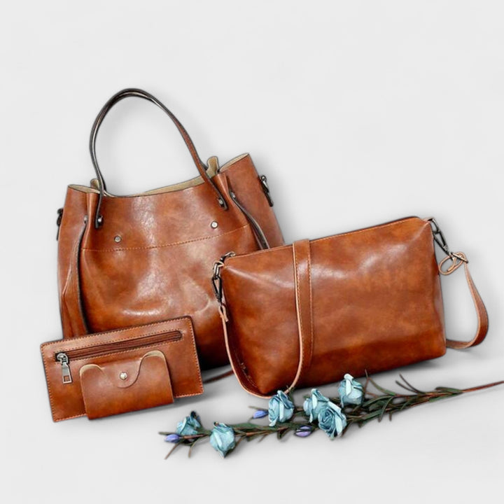 Jamie | 4-Piece Vintage Bag Set