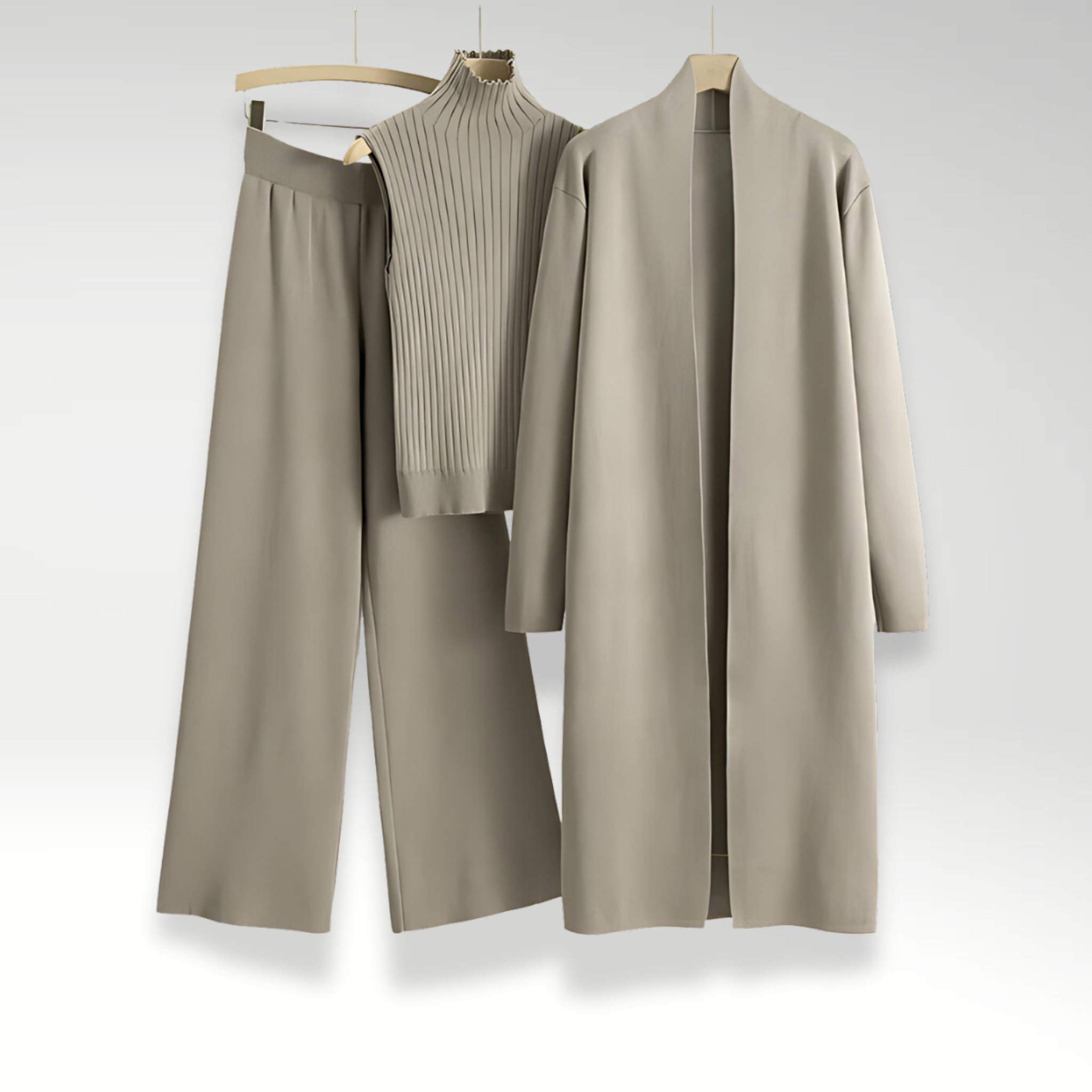 Bases™ | Luxury Three-Piece Knit Set