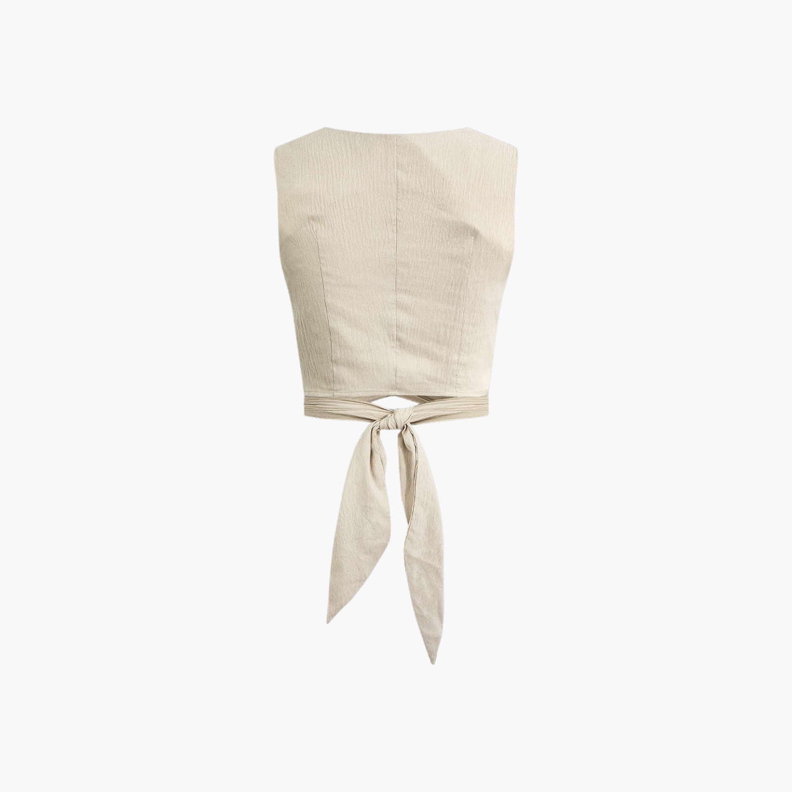 Bases™ | Cropped Wrap Top with Bow