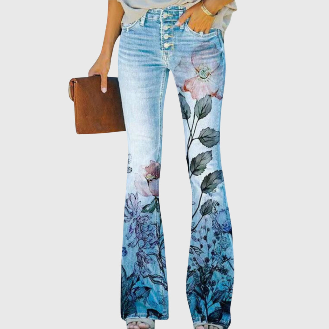 Jamie | Floral Print Pants