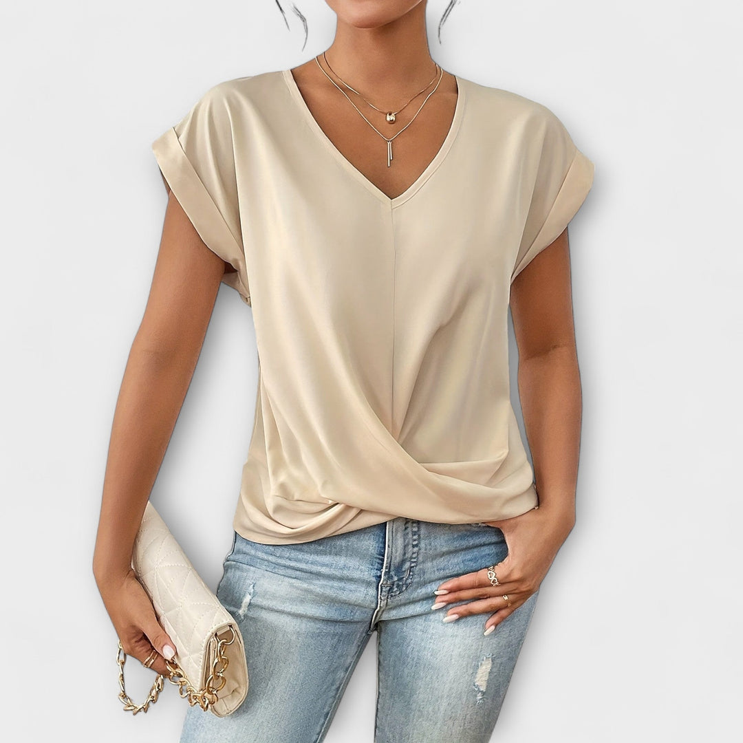 Jamie | Elegant V-neck Top