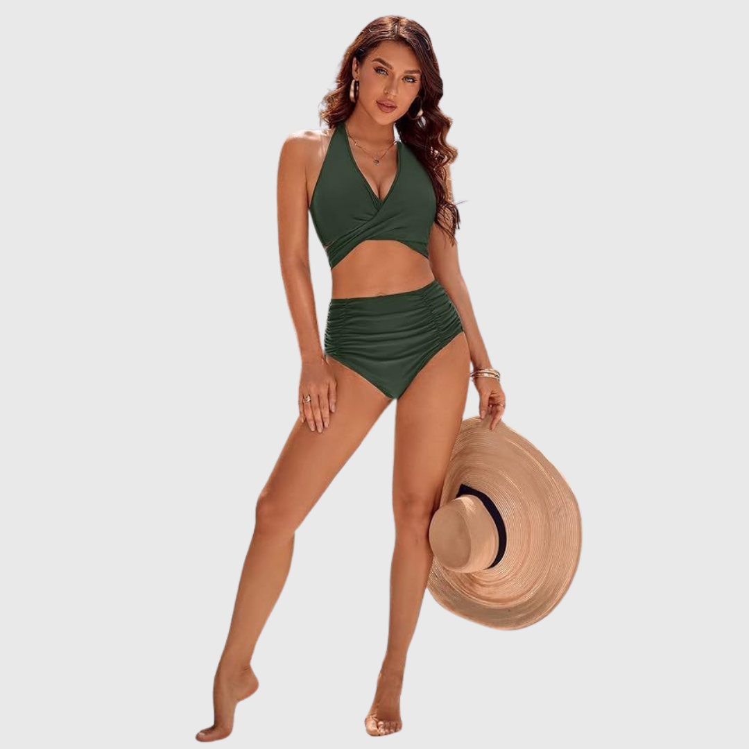 Marjorie | Elegant High-Waist Bikini Set