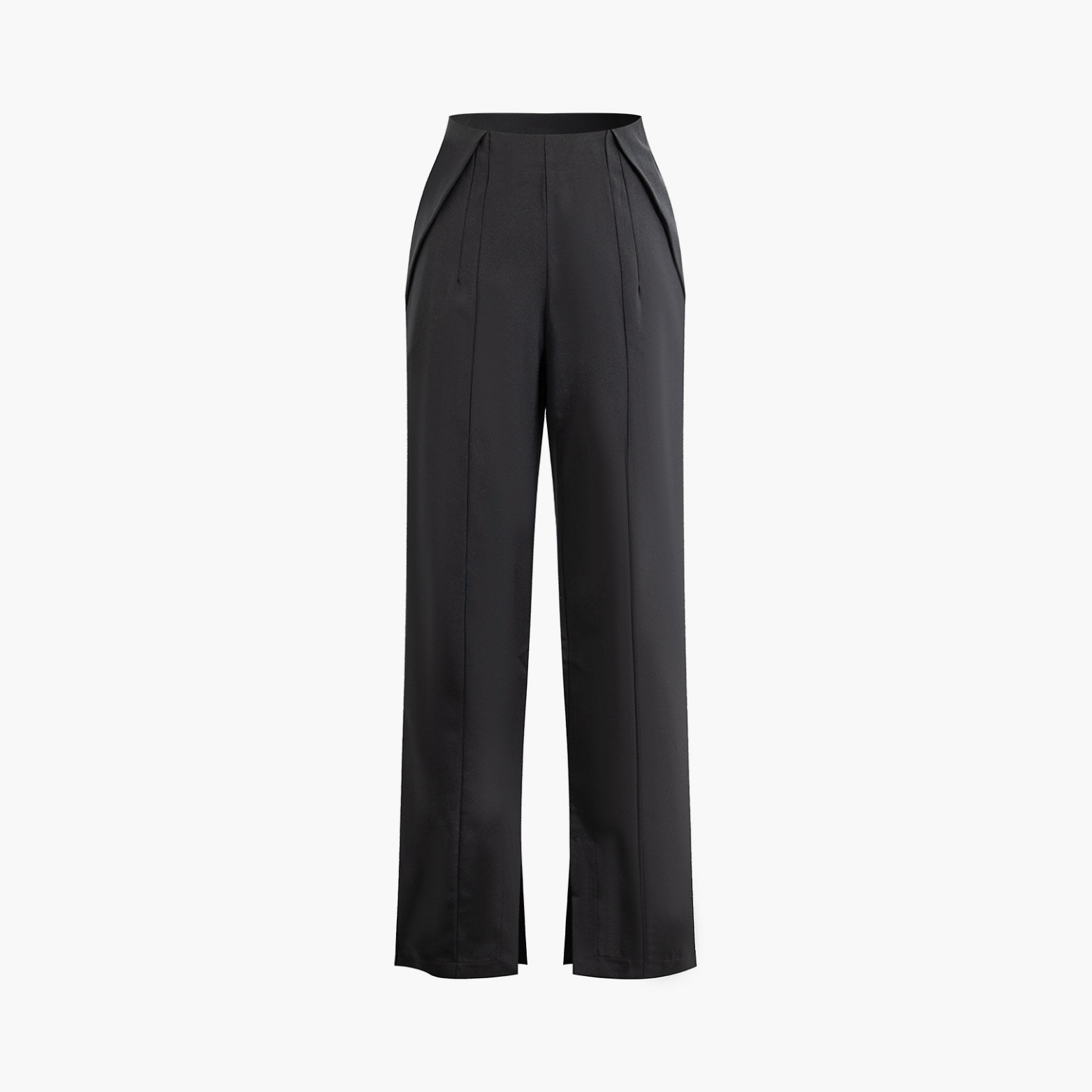Bases™ | High-Waisted Elegant Trousers with Pleats