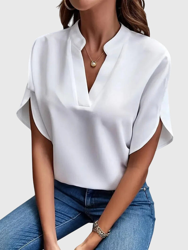 Jamie | Soft and Elegant V-Neck Shirt
