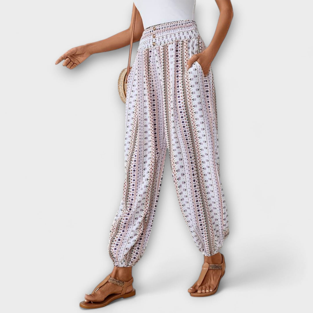 Jamie | Ethnic Graphic Pants