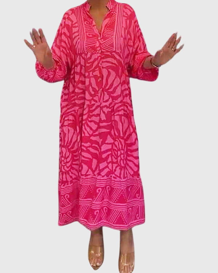 Jamie | Maxi Dress With Elegant Print