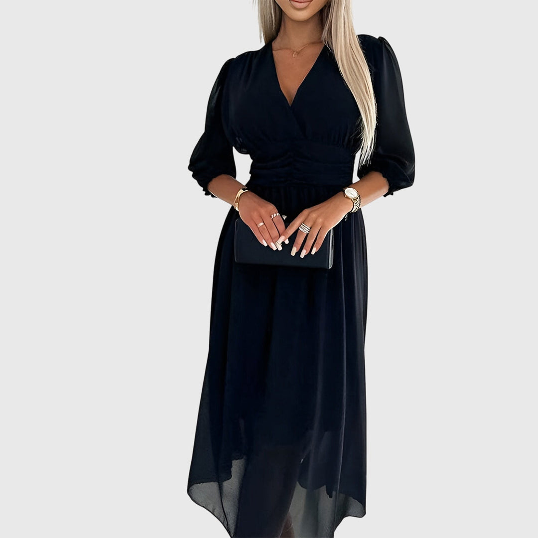 Jamie | Lightweight Silky Chiffon Dress