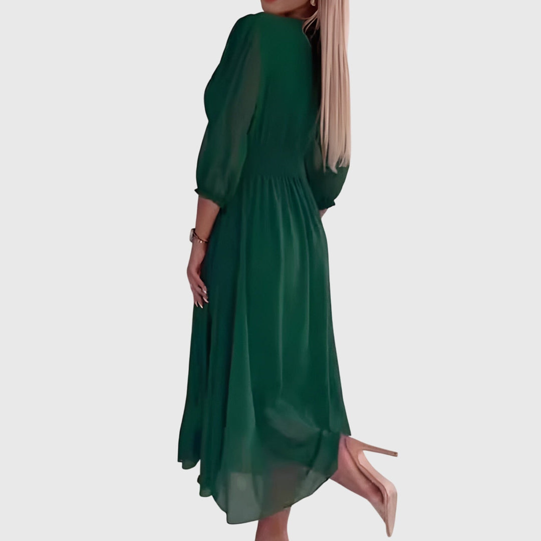 Jamie | Lightweight Silky Chiffon Dress