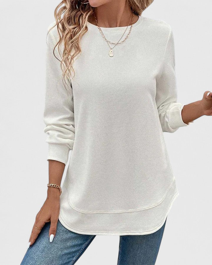 Jamie | Elegant O-Neck Long Sleeve.