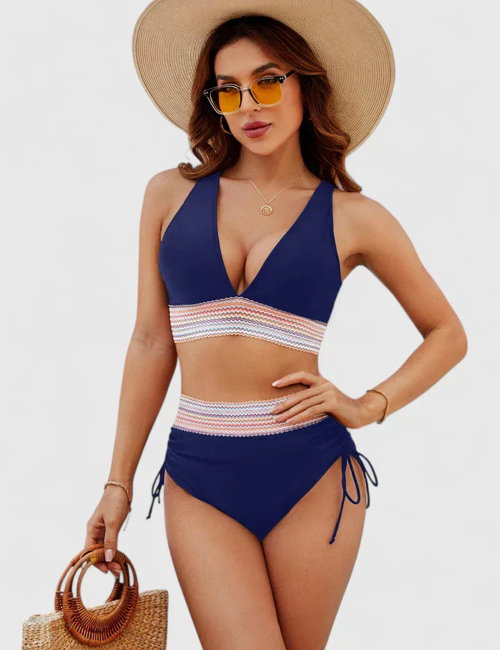 Loretta | Elegant High-Waist Bikini Set