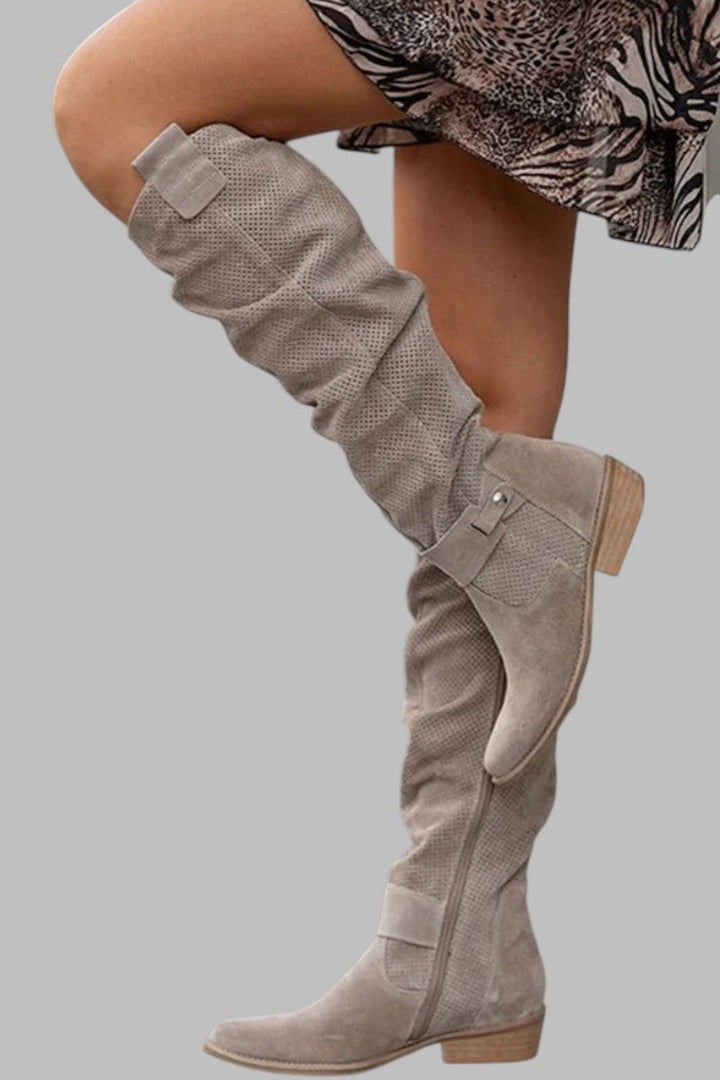 Evelyn | Suede Boots