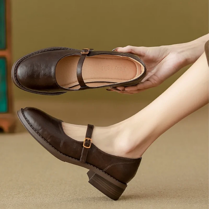 Jamie | Classic Comfort Mary Janes Made of Leather