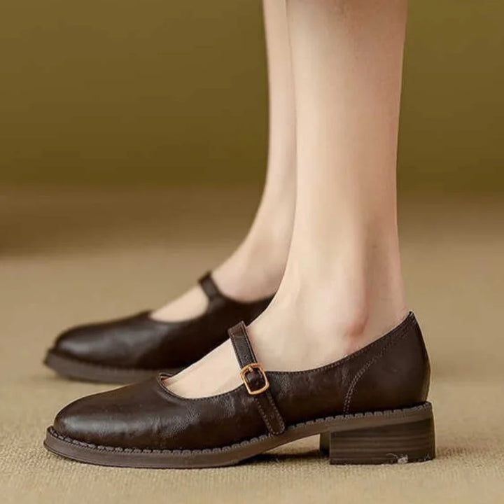Jamie | Classic Comfort Mary Janes Made of Leather