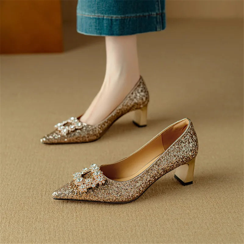 Jamie | Gloria Glitter Pumps
