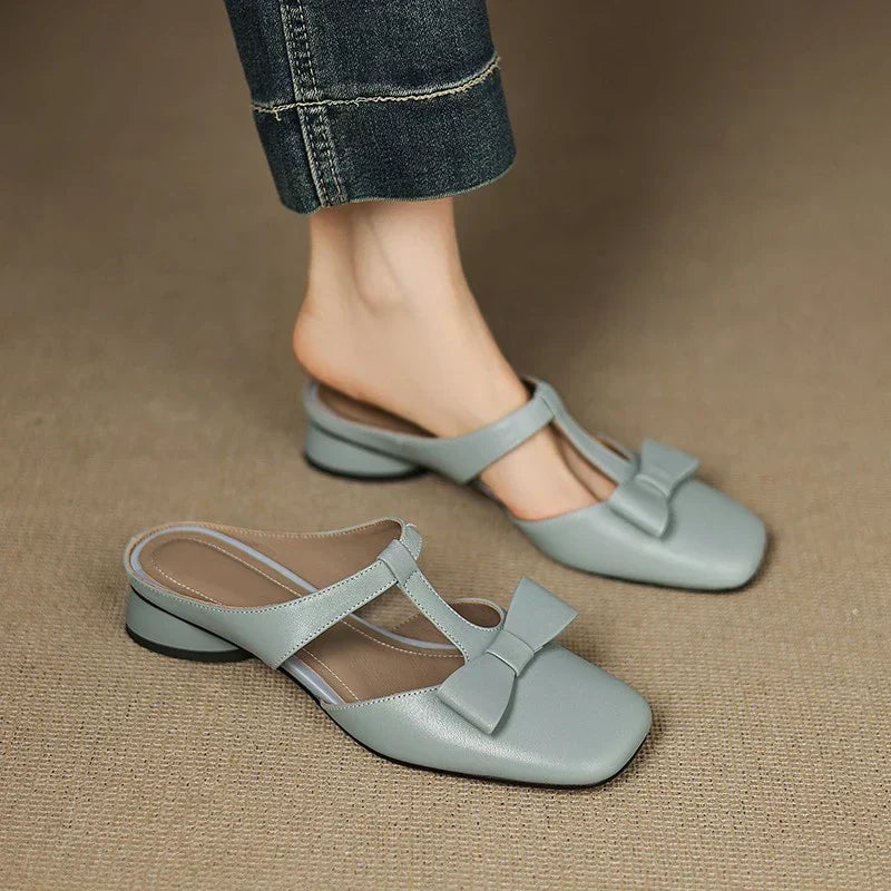 Jamie | Square Toe Slippers
