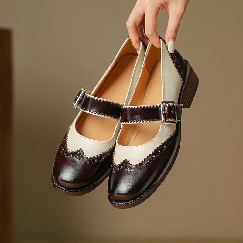 Jamie | Miana Leather Mary Janes