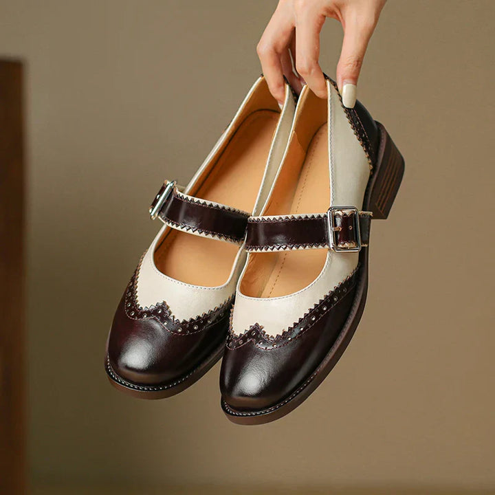 Jamie | Miana Leather Mary Janes