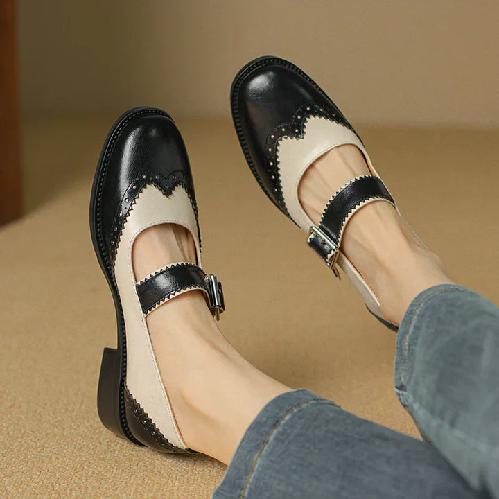 Jamie | Miana Leather Mary Janes