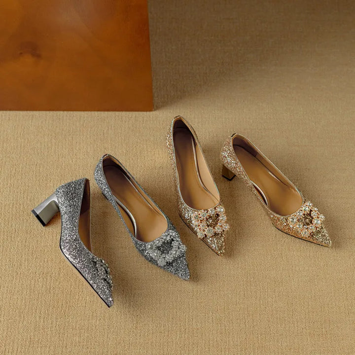 Jamie | Gloria Glitter Pumps