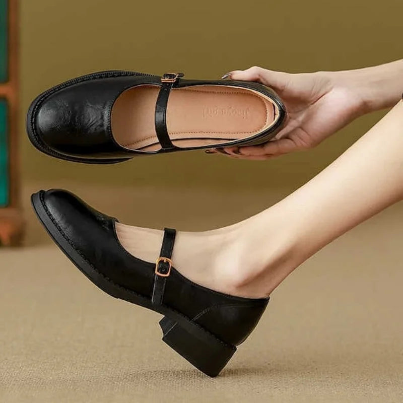 Jamie | Classic Comfort Mary Janes Made of Leather