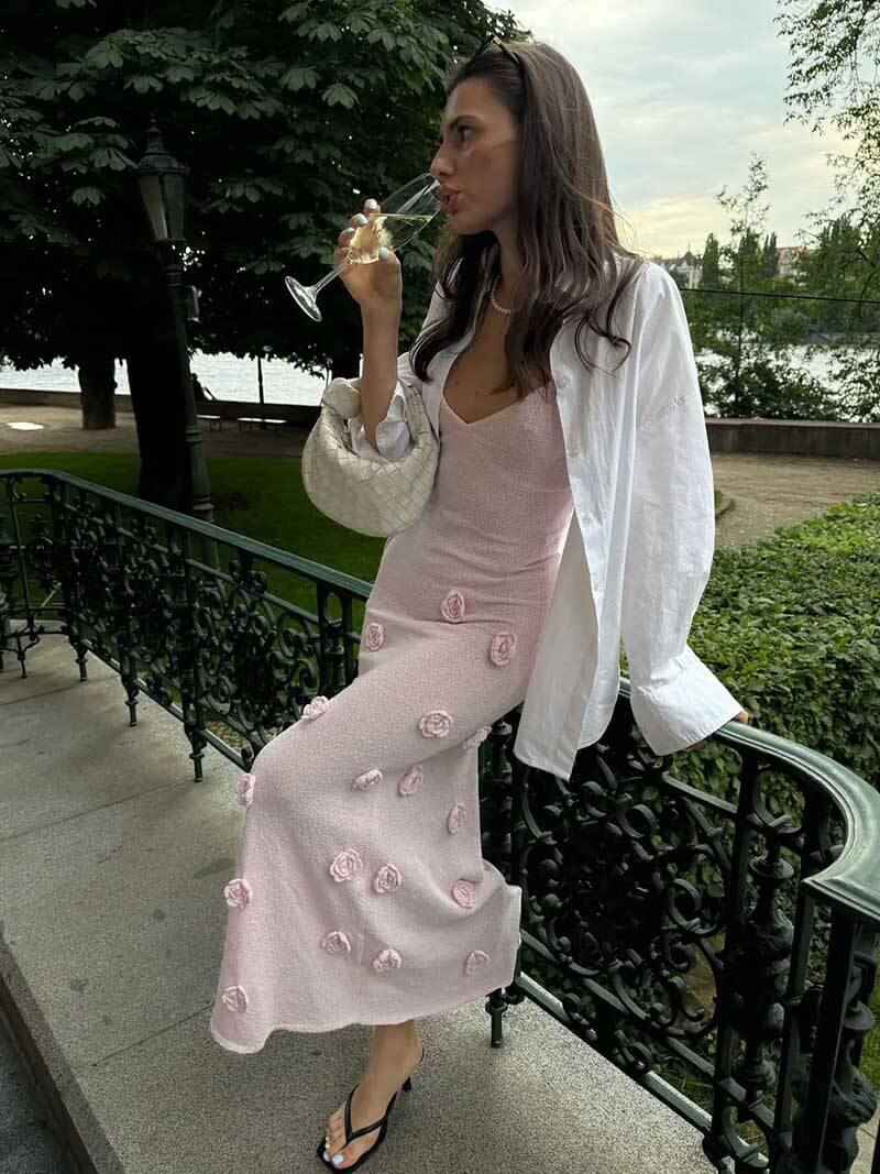 Bases™  |  Long Dress with Roses