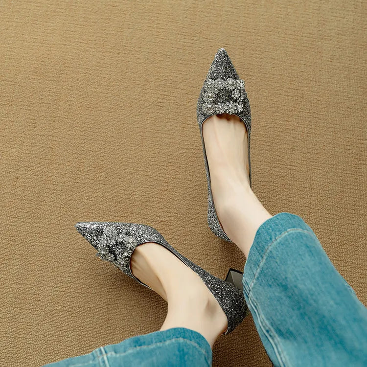 Jamie | Gloria Glitter Pumps