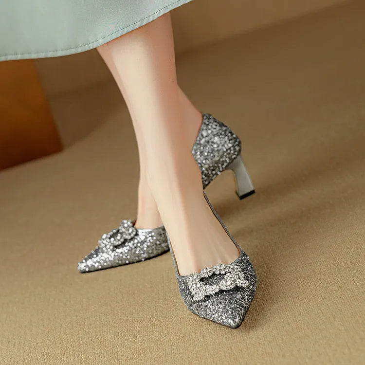 Jamie | Gloria Glitter Pumps