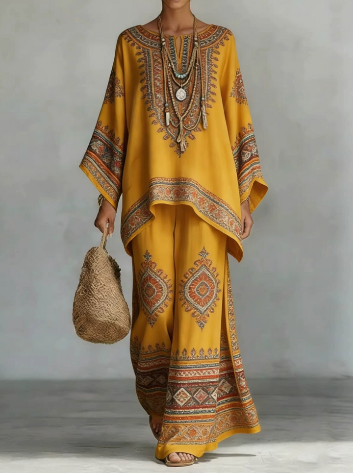 Celine | Elegant Linen Two-Piece Set