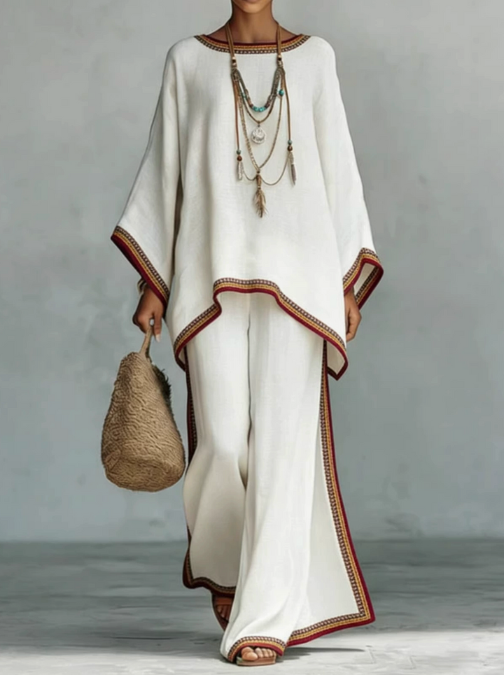 Celine | Elegant Linen Two-Piece Set