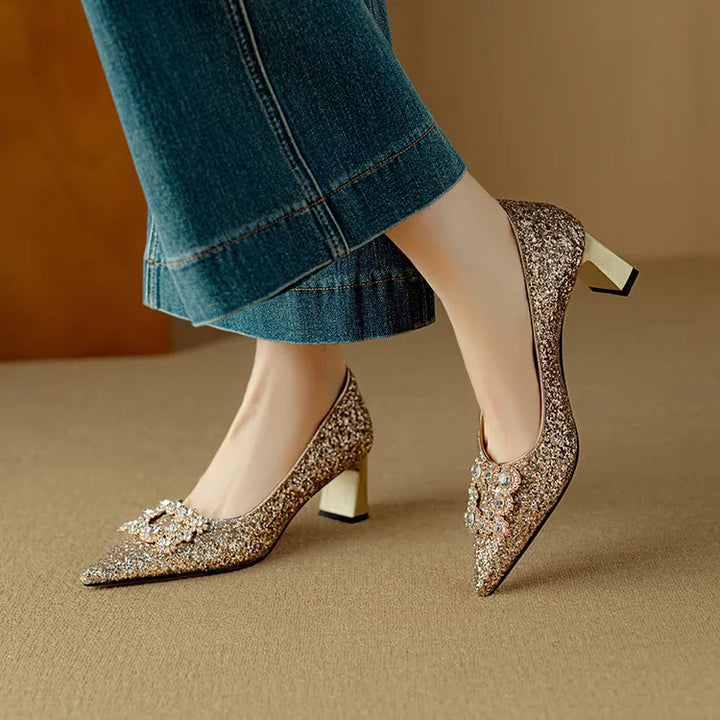 Jamie | Gloria Glitter Pumps