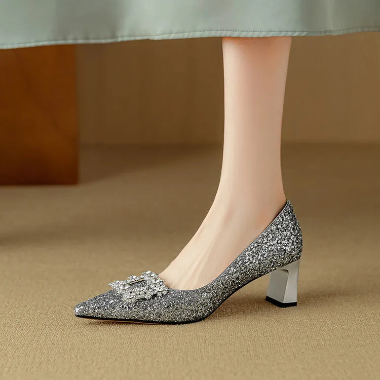 Jamie | Gloria Glitter Pumps