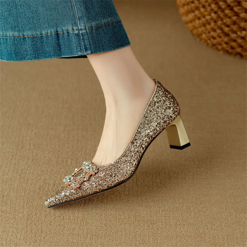 Jamie | Gloria Glitter Pumps