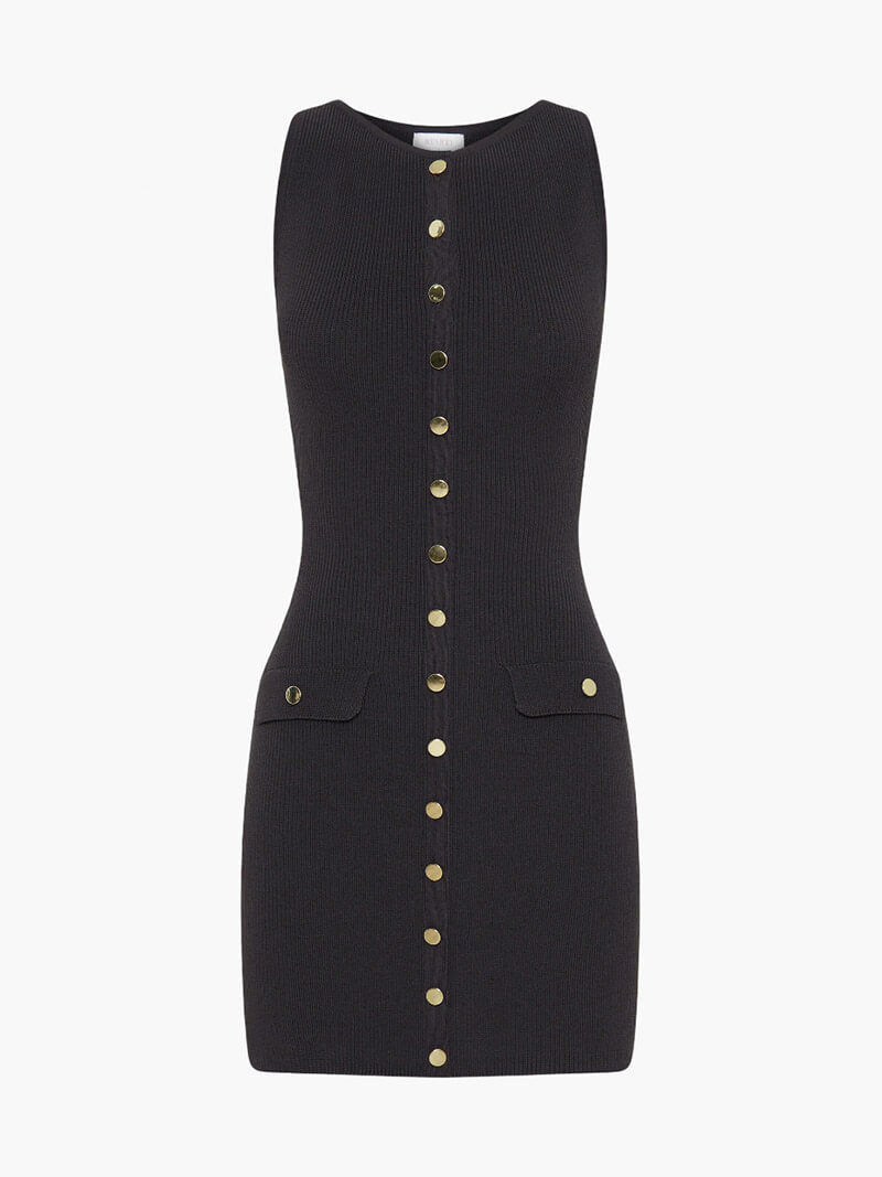 Bases™  | Mini dress with buttons