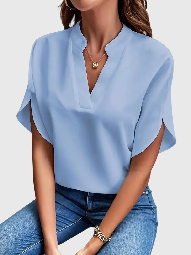 Jamie | Soft and Elegant V-Neck Shirt
