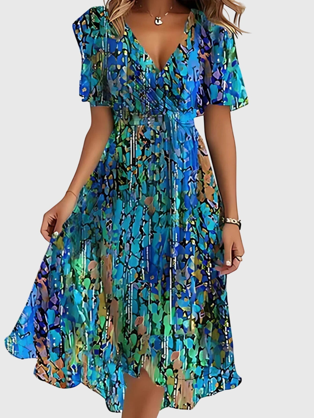 Jamie | Summer Dress With Belly Cover.