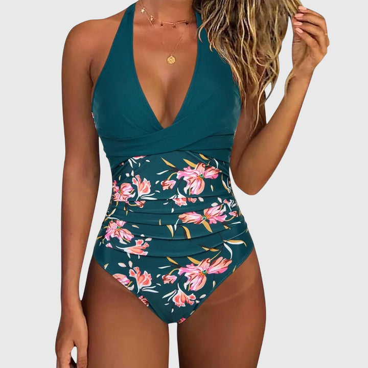 Winona | Elegant V-Neck One-Piece Swimsuit