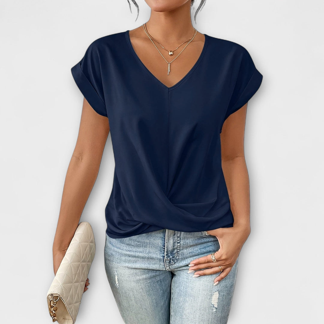 Jamie | Elegant V-neck Top