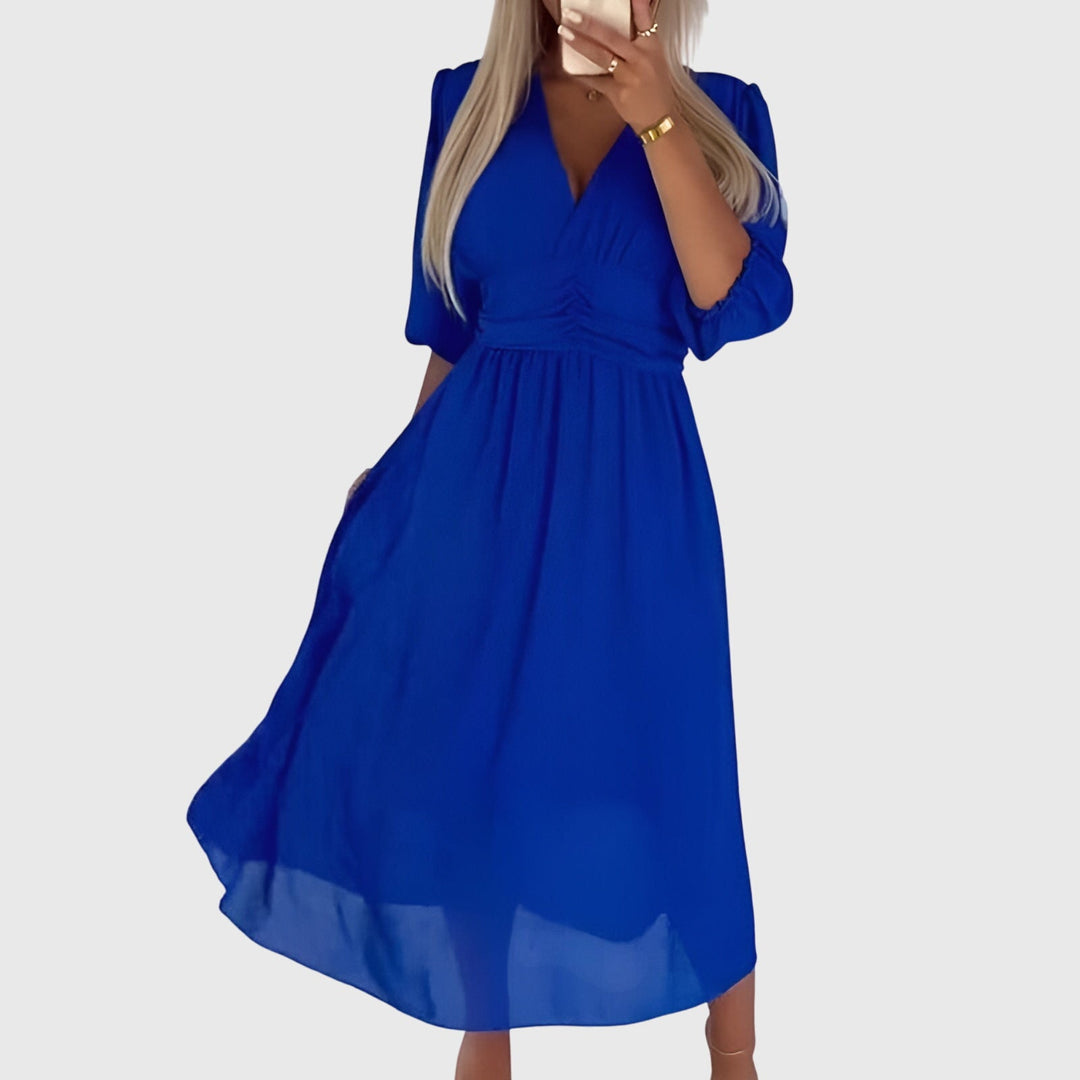 Jamie | Lightweight Silky Chiffon Dress
