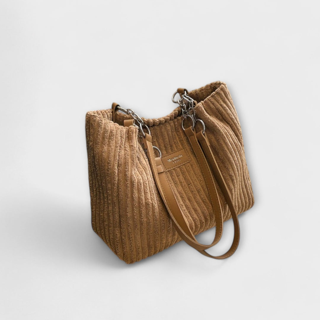 Jamie | Soft Cord Shoulder Bag