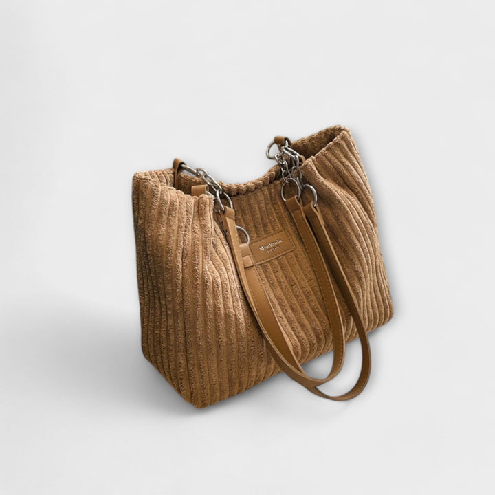 Jamie | Soft Cord Shoulder Bag