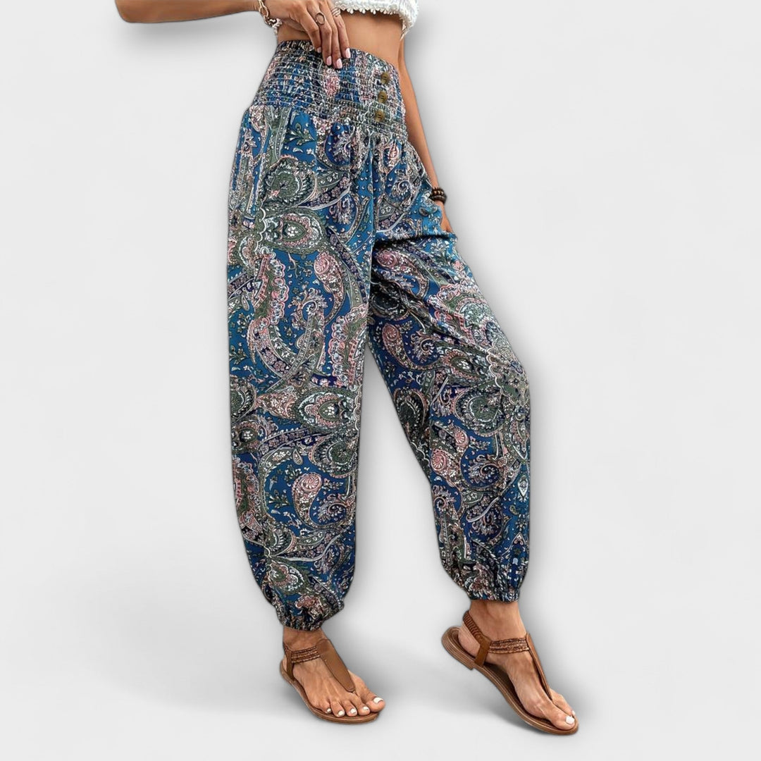 Jamie | Ethnic Graphic Pants
